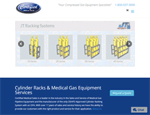 Tablet Screenshot of certifiedmedicalsales.com